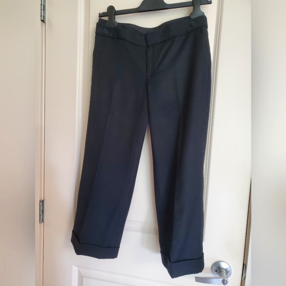 Club Monaco size 4 black wool pants.